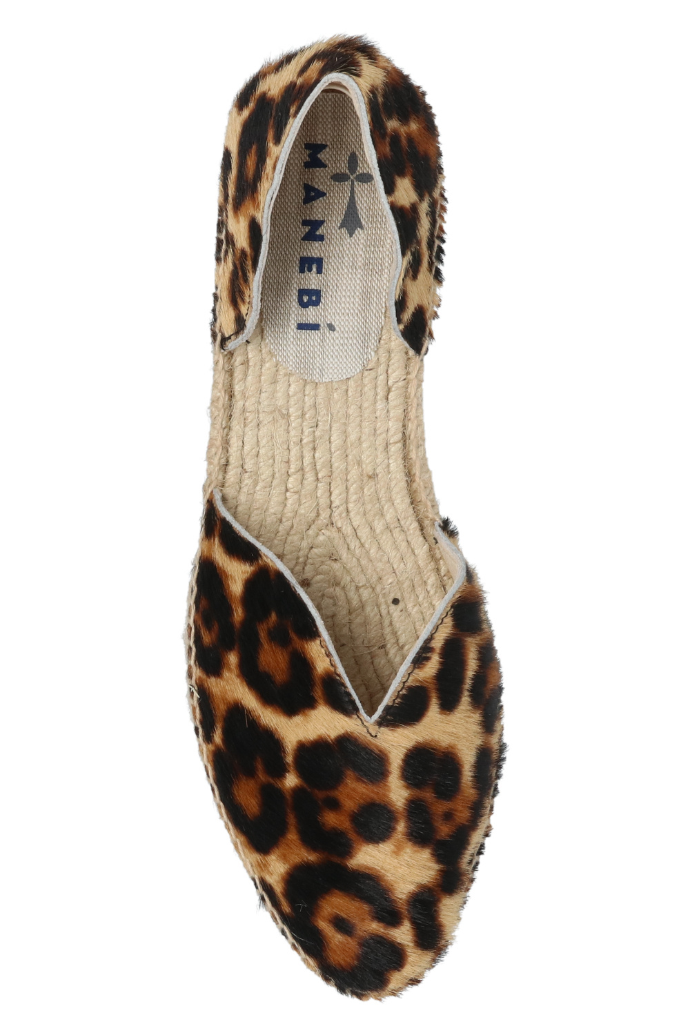 Manebi best sale leopard espadrilles